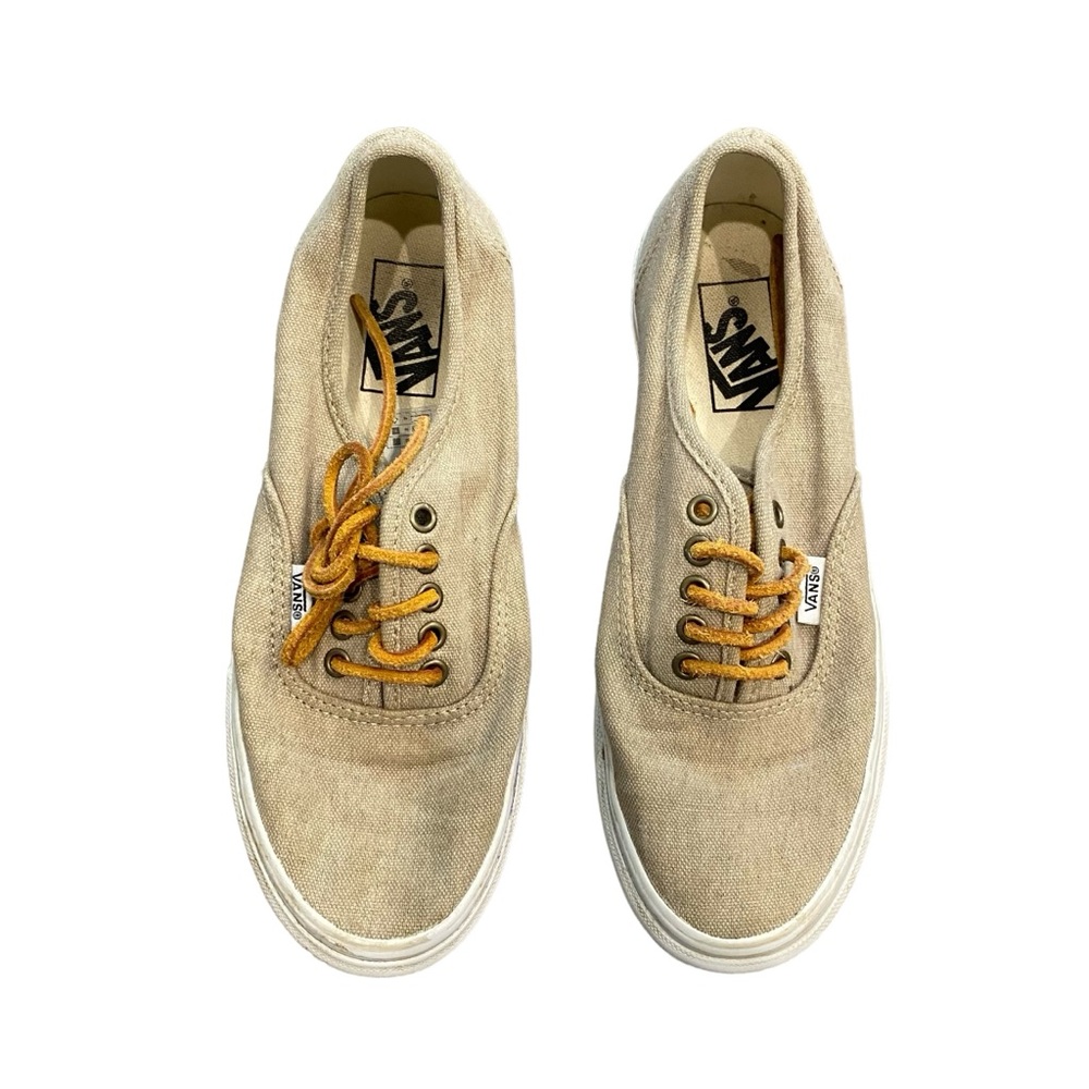 And Tan Low Sneakers Leather Laces